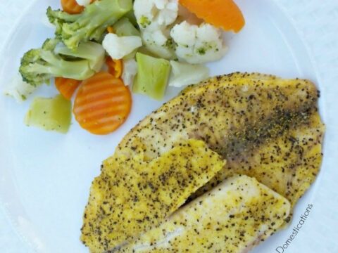Image for Baked Lemon Pepper Tilapia (Low Carb)