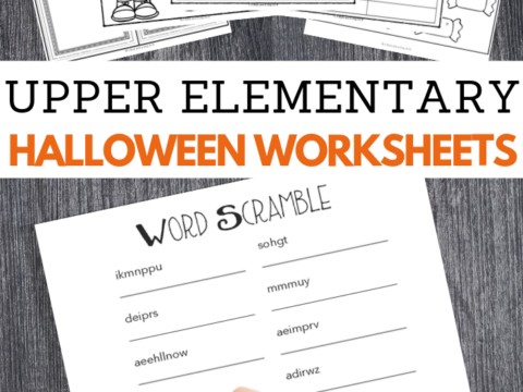 Halloween Worksheets for Upper Elementary School