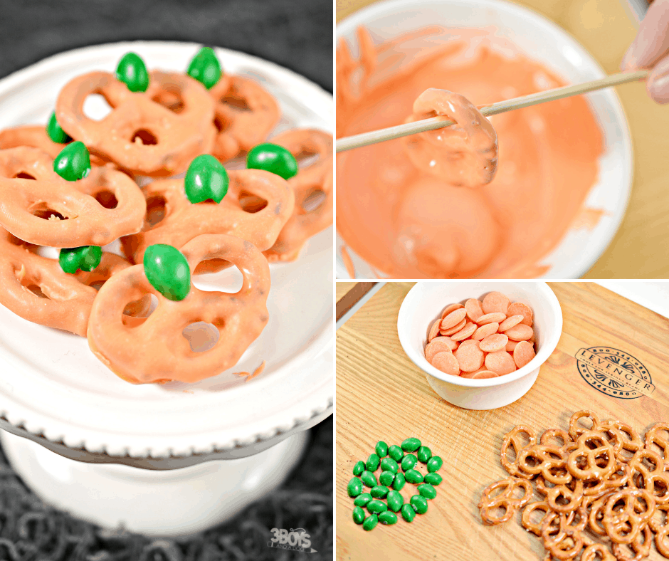 fall or halloween sweet and salty snack treat