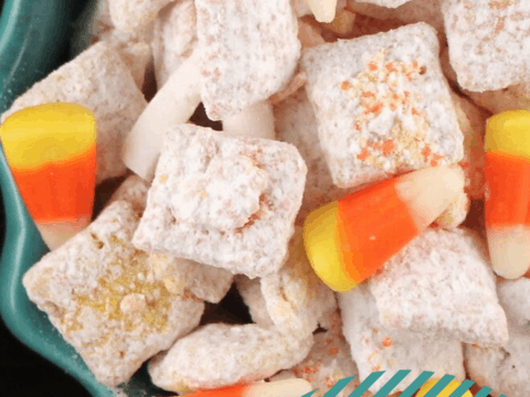 Candy Corn Muddy Buddies Recipe