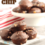 white chocolate chip brownie bites