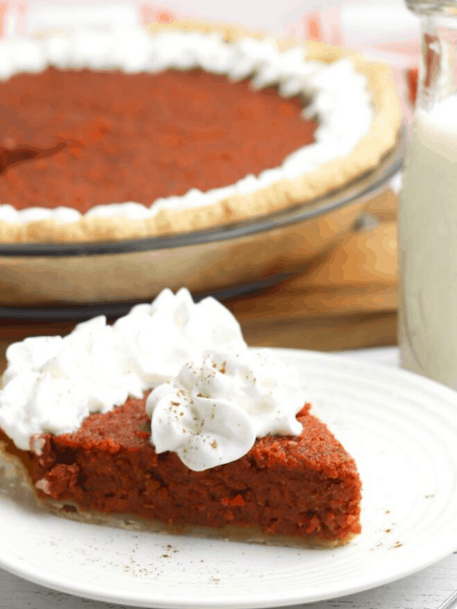 Mock Pumpkin Pie Made with Carrots