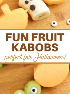halloween ghost fruit kabobs