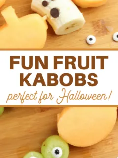halloween ghost fruit kabobs