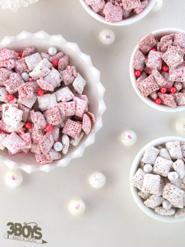 Pink Puppy Chow Recipe for a Party Story