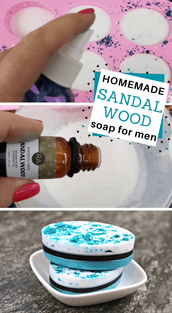 homemade sandalwood soap for men