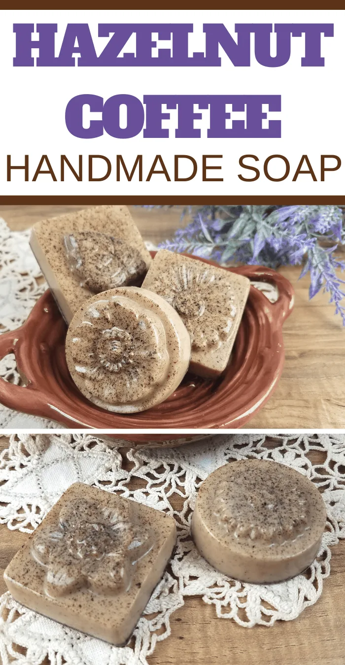 you can make this easy hazelnut coffee soap recipe