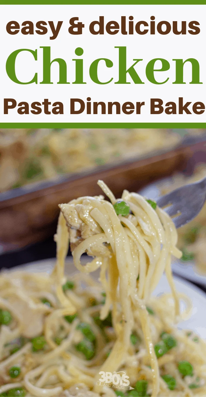 easy and delicious chicken pasta casserole