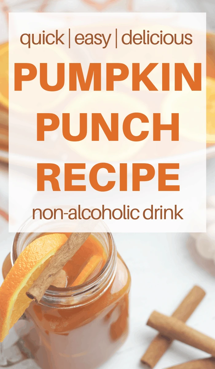 alcohol free Pumpkin Punch Mocktail recipe