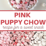 this pink candy coated chex cereal snack recipe is ready to serve in no time
