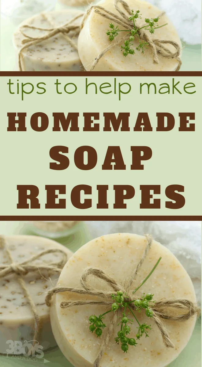 easy homemade soap recipes