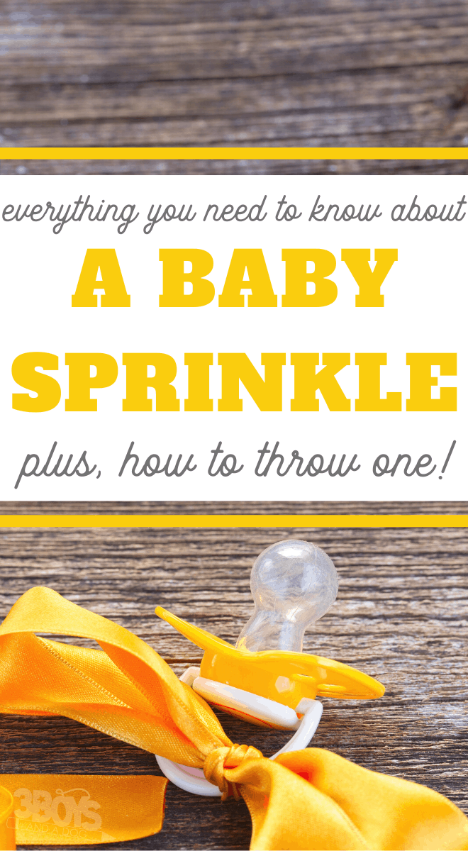 what is a baby sprinkle and tips to pull off the perfect one