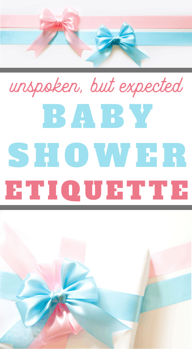 unspoken etiquette for baby showers these days