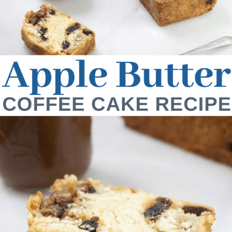 homemade apple butter coffee cake for breakfast or dessert