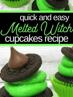 melting witch cupcakes