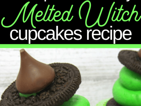 melting witch cupcakes