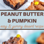 delicious brownies are layered with a pumpkin and peanut butter blondies recipe