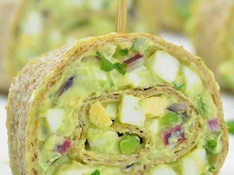 Image for Avocado Egg Salad Roll Ups
