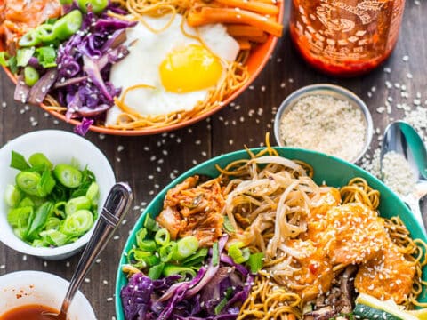Image for Bang Bang Shrimp Bibimbap Noodle Bowls