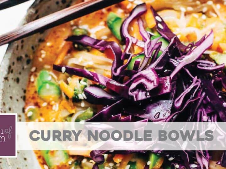 Image for Bangkok Coconut Curry Noodle Bowls - Pinch of Yum