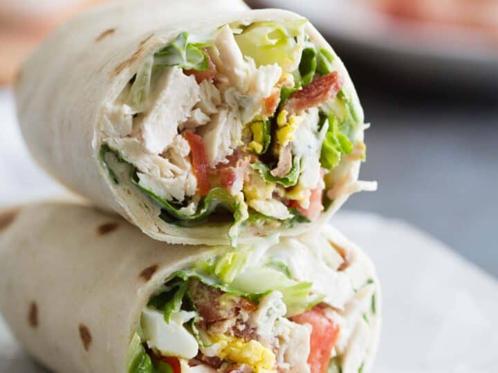 Image for Easy Chicken Cobb Salad Wraps - Lunch Recipe