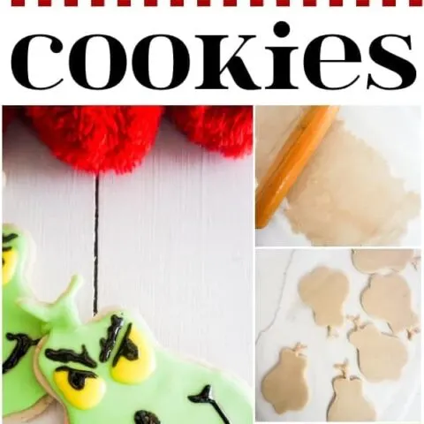 Easy Grinch cookies for a Cookie Exchange Party