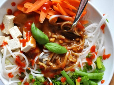 Image for Noodle Bowl with Ginger Peanut Dressing