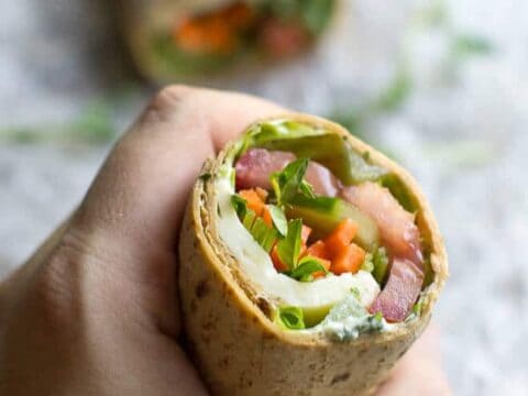 Image for Ultimate Veggie Wrap Recipe | Culinary Hill