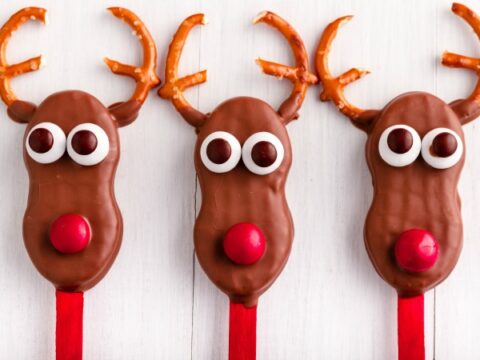 Image for Easy Dairy-Free Reindeer Cookie Pops