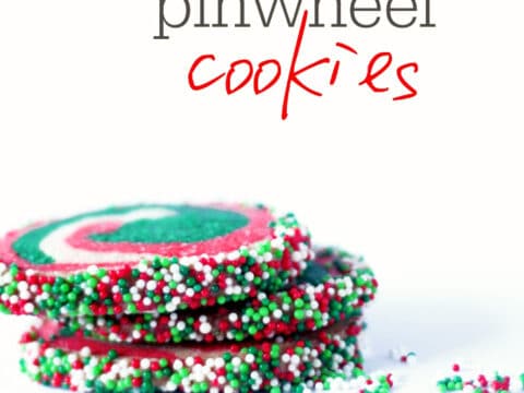 Image for Red and Green Pinwheel Cookie Recipe