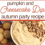 Autumn Dip for snack dessert or appetizer