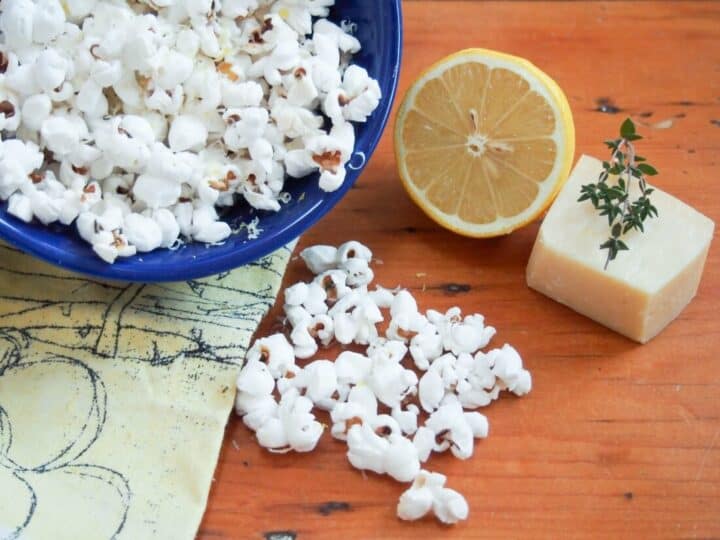 Image for Parmesan popcorn with lemon & thyme