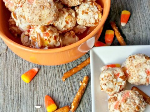 Image for Candy Corn Pretzel Balls