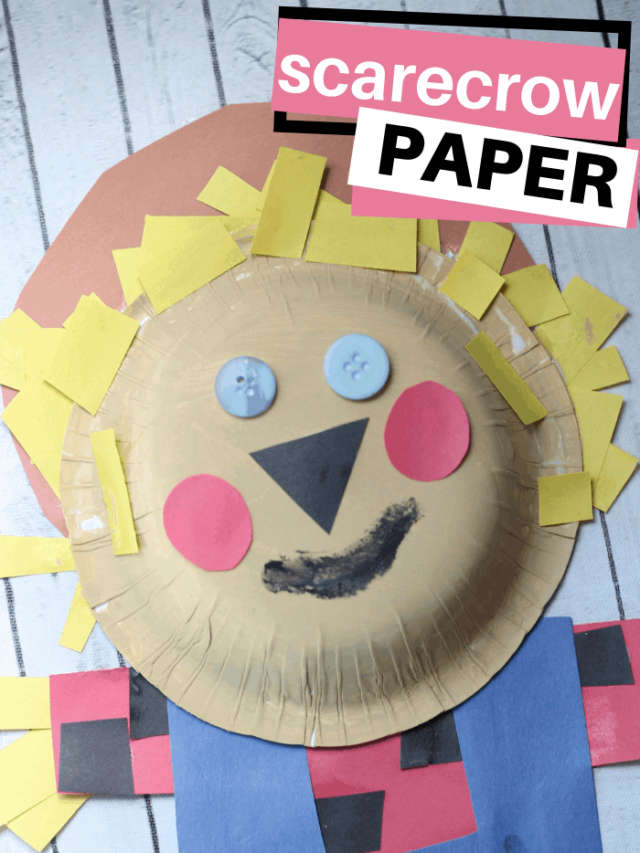 Scarecrow Paper Bowl Art Project Story