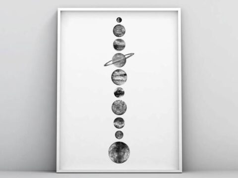 Image for Solar System Wall Art