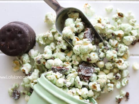 Image for White chocolate Thin Mint Popcorn