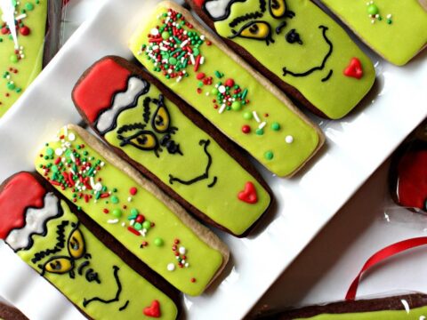 Image for Decorated Grinch Cookies