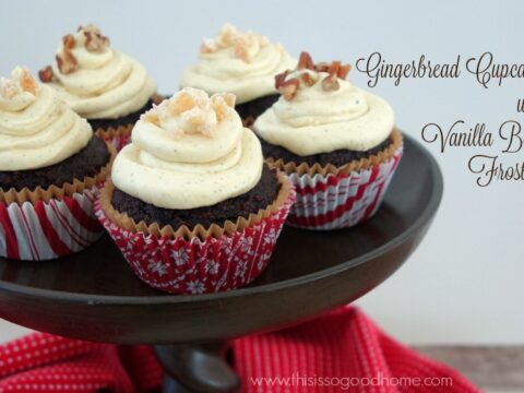 Image for Gingerbread Cupcakes with Vanilla Bean Frosting