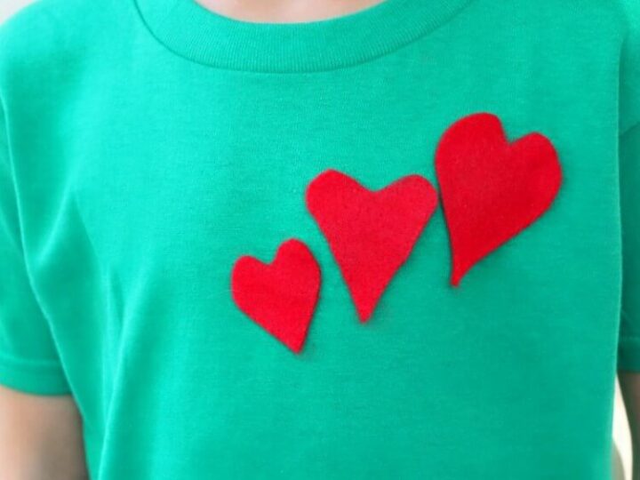 Image for Heart T-Shirt Grinch Craft for Kids