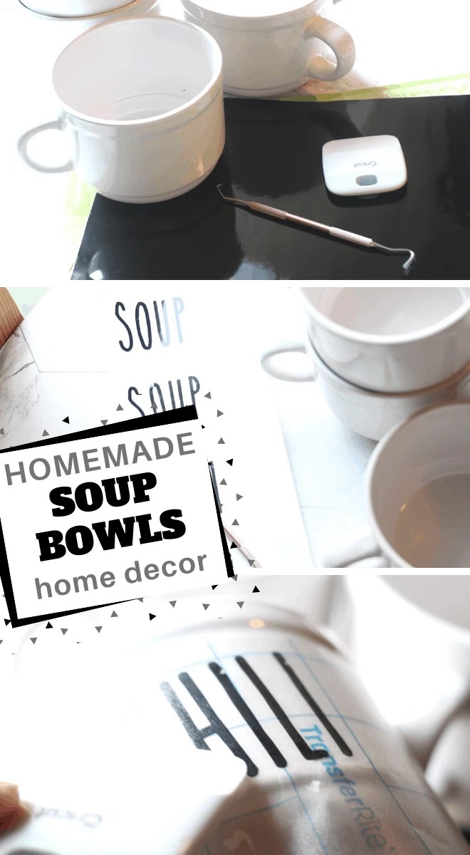 Rae Dunn inspired soup and chili bowls