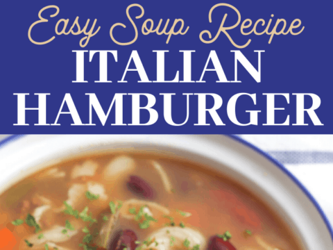 Italian hamburger soup