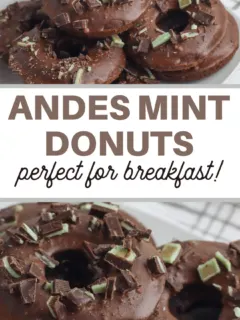 these doughnuts taste like a thin mint cookie