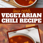 low carb vegetarian chili recipe
