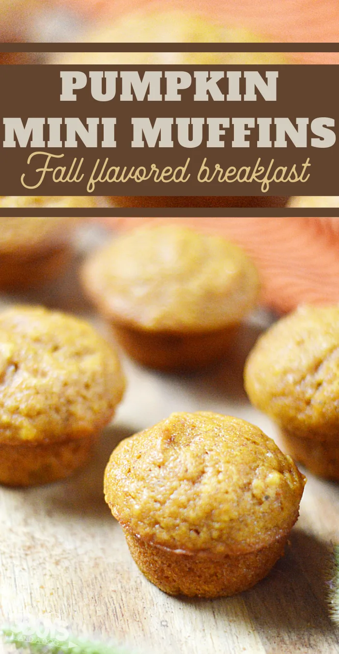 wow your guests with the delicious fall flavors of these pumpkin mini muffins