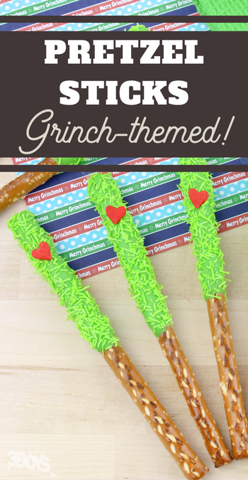 sweet and salty grinch treats