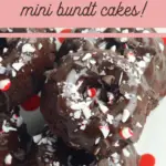 chocolate peppermint crunch mini bundt cake recipe