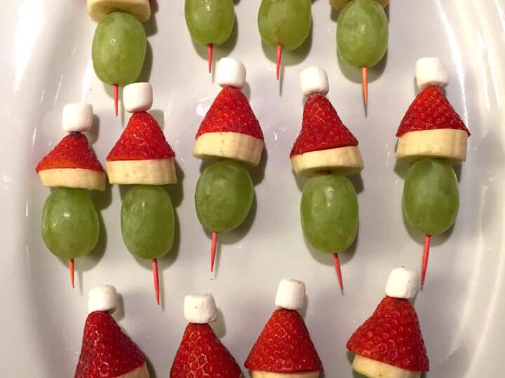 Image for Grinch Fruit Kabobs Skewers