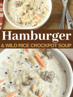 how to make hamburger soup with wild rice in a slow cooker