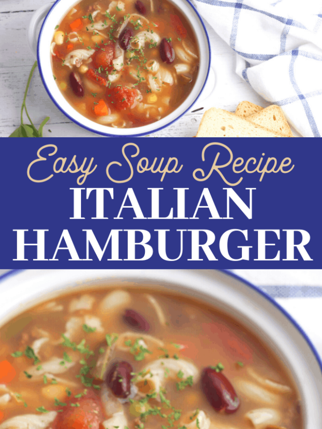 Italian hamburger soup
