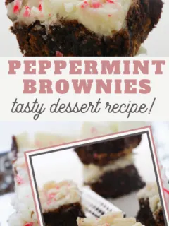 recipe for peppermint bark brownies